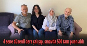 Doktor ailenin Türkiye birincisi kızı bilgisayar mühendisliğini hedefliyor