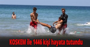 KOSKEM ile 1446 kişi hayata tutundu