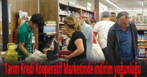 Kocaeli'de Tarım Kredi Kooperatif Marketinde indirim yoğunluğu