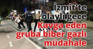 İzmit'te olaylı gece