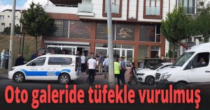 Oto galeri dükkanında şüpheli ölüm