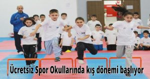 Ücretsiz Spor Okullarında kış dönemi başlıyor