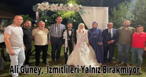 Ali Güney,  İzmitlileri Yalnız Bırakmıyor