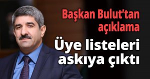 Başkan Bulut’tan açıklama