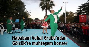 Hababam Vokal Grubu’ndan Gölcük’te muhteşem konser
