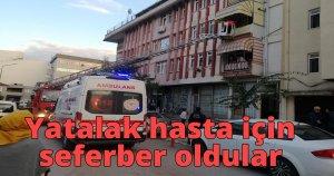 Yatalak hasta için seferber oldular