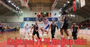 Kocaeli Büyükşehir Belediye Kağıtspor 71-98 mağlup oldu
