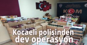 Kocaeli polisinden dev operasyon