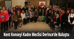 Kent Konseyi Kadın Meclisi Derince’de Buluştu