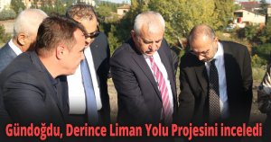Gündoğdu, Derince Liman Yolu Projesini inceledi