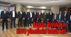 Başkan Büyükakın, KOTO yönetimini konuk etti