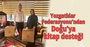 Yozgatlılar federasyonu'ndan Doğu'ya kitap desteği