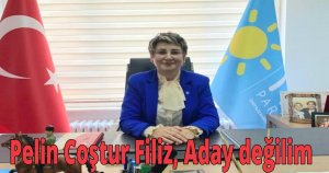 Pelin Coştur Filiz, aday değilim