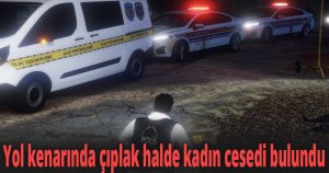 Yol kenarında çıplak halde kadın cesedi bulundu