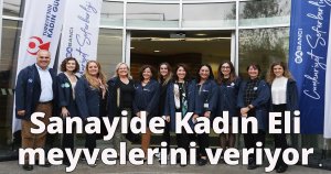  Sanayide Kadın Eli meyvelerini veriyor