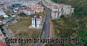 Büyükşehir’den Gebze’de  yeni bir kavşak düzenlemesi