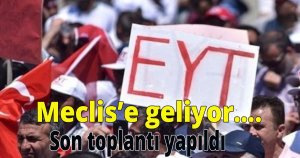 EYT'de Son toplantı yapıldı