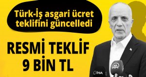 Türk-İş asgari ücret teklifini güncelledi