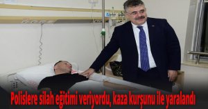 Komiser kaza kurşunu ile yaralandı