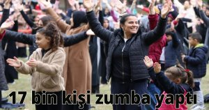 Büyükşehir’le 17 bin kişi zumba yaptı