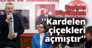 Başkan Büyükakın ''Kardelen çiçekleri açmıştır''