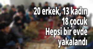 51 kaçak göçmen yakalandı