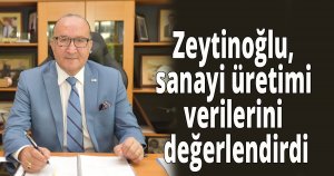 Zeytinoğlu, sanayi üretimi verilerini değerlendirdi