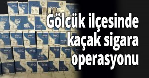 Gölcük ilçesinde kaçak sigara operasyonu