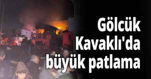 Gölcük Kavaklı'da büyük patlama