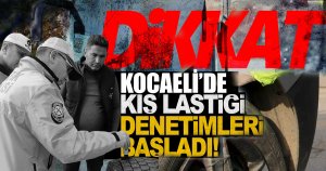 Kocaeli'de polis kış lastiği denetimine çıkıyor