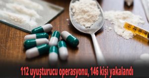 112 uyuşturucu operasyonu