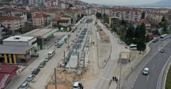 Kuruçeşme tramvayda ray imalatı tamamlandı