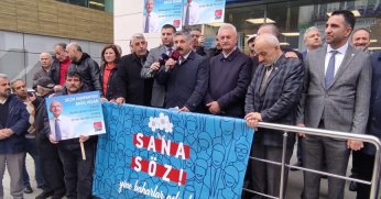 Gebze’de Millet İttifakı’nın 6 ilçe başkanı kemal Kılıçdaroğlu’nun kampanyası için bir araya geldi