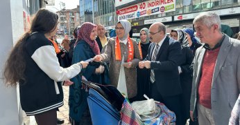 Milletvekili Katırcıoğlu Darıca’da hem üye yaptı hem destek istedi