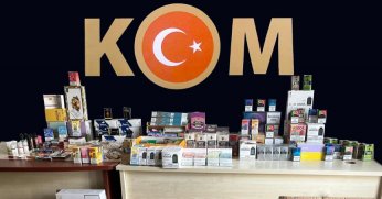 KOM Şube ekiplerinden kaçak sigara operasyonu