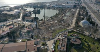 Fuarın millet bahçesine dönüşümü devam ediyor