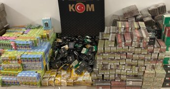 Kaçak sigara, puro ele geçirildi