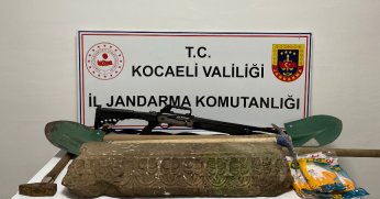 Roma dönemine ait lahit parçası ele geçirildi