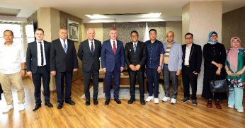 Büyükakın, Padang Belediye Başkanını ağırladı