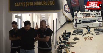 Katil yakalanırken depolarında cephanelik ele geçti