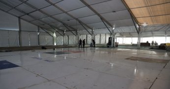 10 bin metrekarelik dev çadır tamam