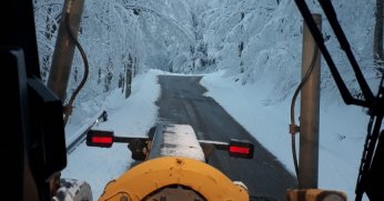 Büyükşehir A Takımı ekiplerinin kar mesaisi