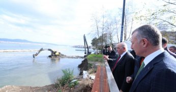 Büyükakın, Değirmendere çekek yerini inceledi