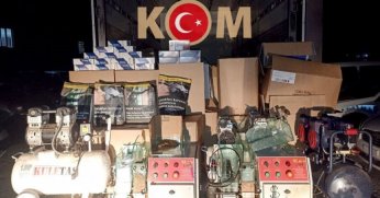 Binlerce kaçak sigara ele geçirildi!