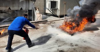 Kocaeli İtfaiyesi eğitimlerine devam ediyor