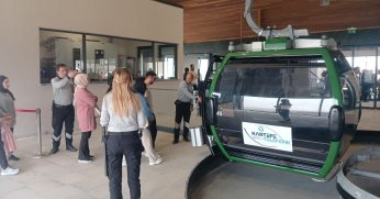 Hafta sonunda teleferik keyfi