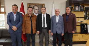 Başkan Gökçe’nin Konukları Eski Başkanlar Alan ve Toker