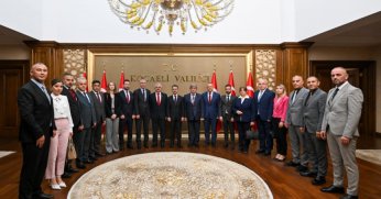 MHP Yeni İl Yönetiminden Vali İlhami Aktaş'a Ziyaret 