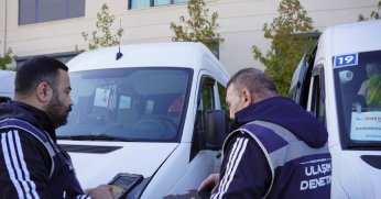 Büyükşehir’den servis araçlarına denetim