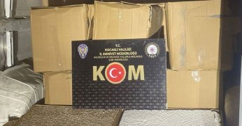 891 bin adet makaron ele geçirildİ